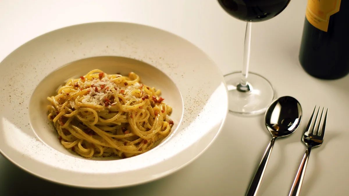 Italian food typical of La Banca